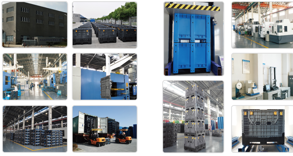 high quality heavy duty agriculture solid industry large plastic pallet container