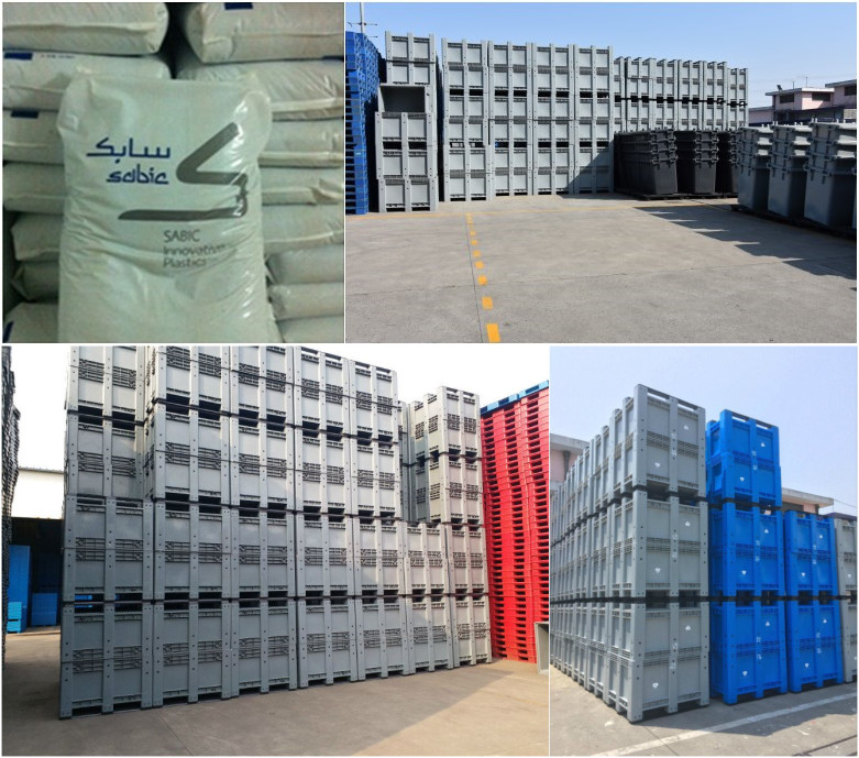 high quality heavy duty agriculture solid industry large plastic pallet container