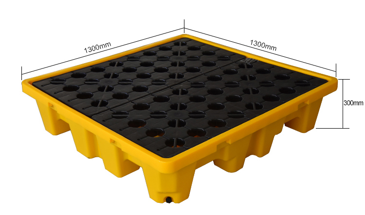 product-1-1 Customizable detachable 4 drums spill containment drum bunding
