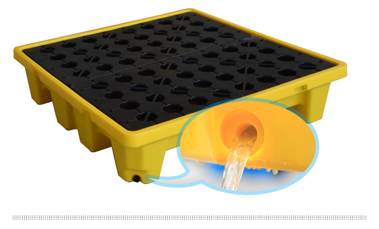 product-1-1 Customizable detachable 4 drums spill containment drum bunding