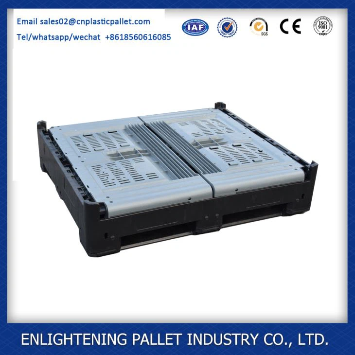 Heavy Duty Vegetable Pallet Boxes Plastic Pallet Collapsible Storage Box