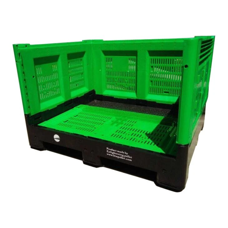 Collapsible Bulk Plastic Pallet Apple Containers