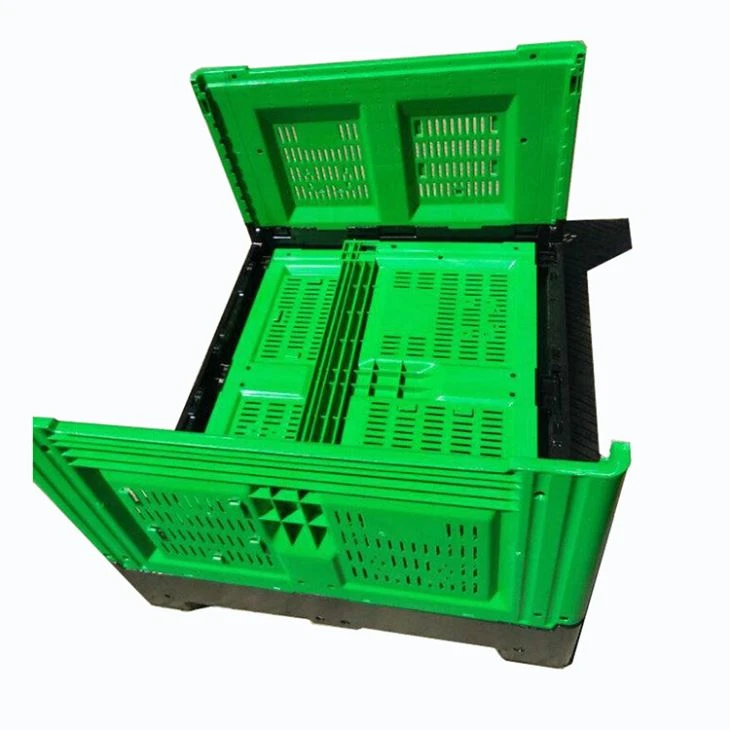 Collapsible Bulk Plastic Pallet Apple Containers