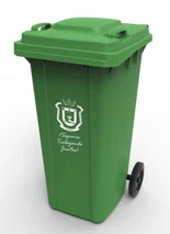 Пластична канта за отпатке на отвореном са точковима